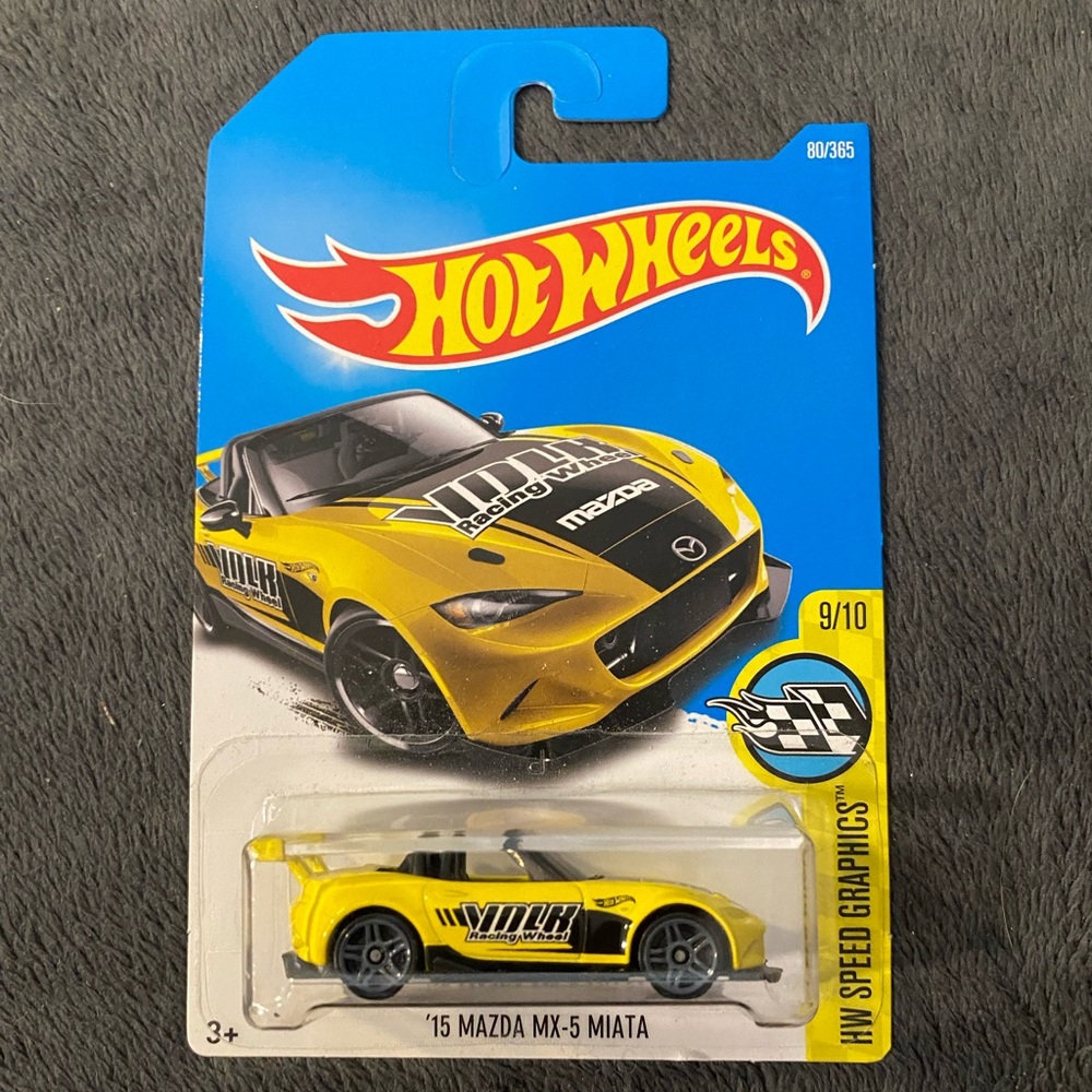 "🥦5/$25🥦"Hot Wheels ‘15 Mazda MX-5 Miata